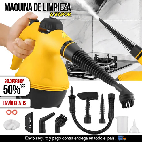 Limpiador a Vapor de Alta Presión | Cocina, Baño, Sofás y Más
